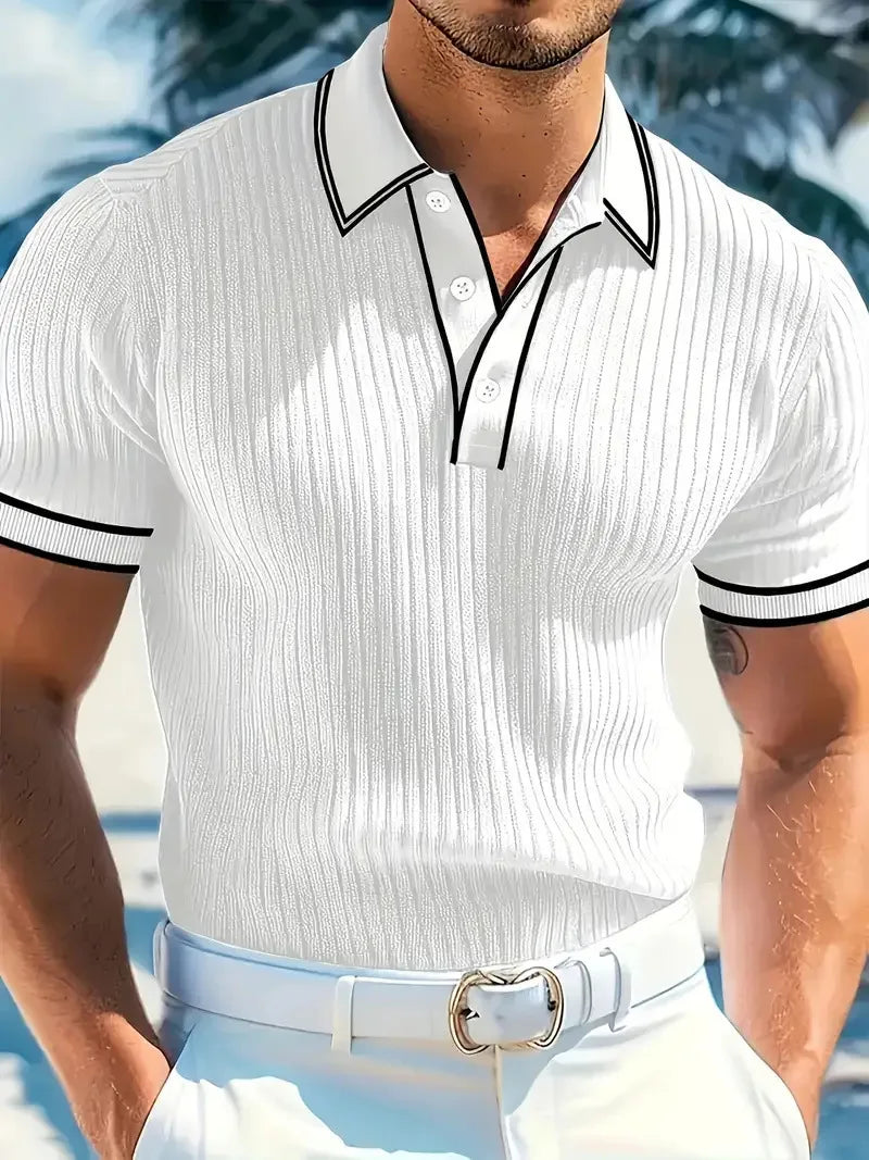 Classic Solid Polo Shirt