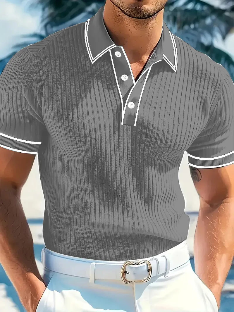 Classic Solid Polo Shirt