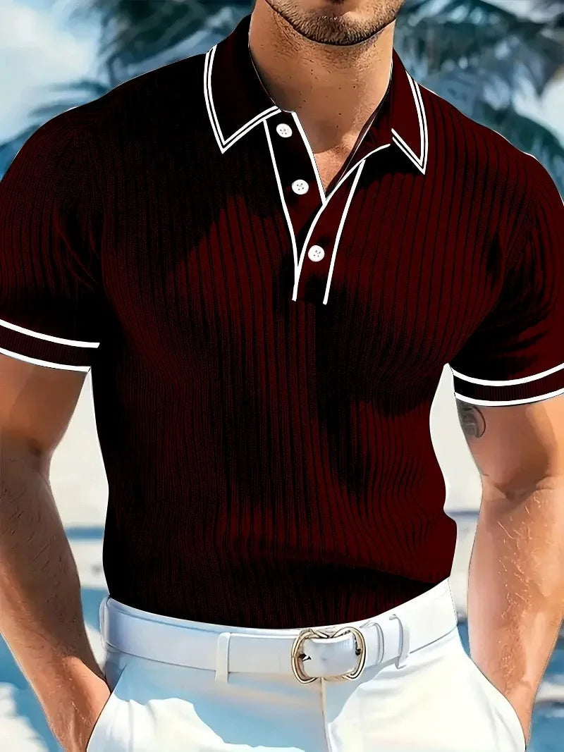 Classic Solid Polo Shirt