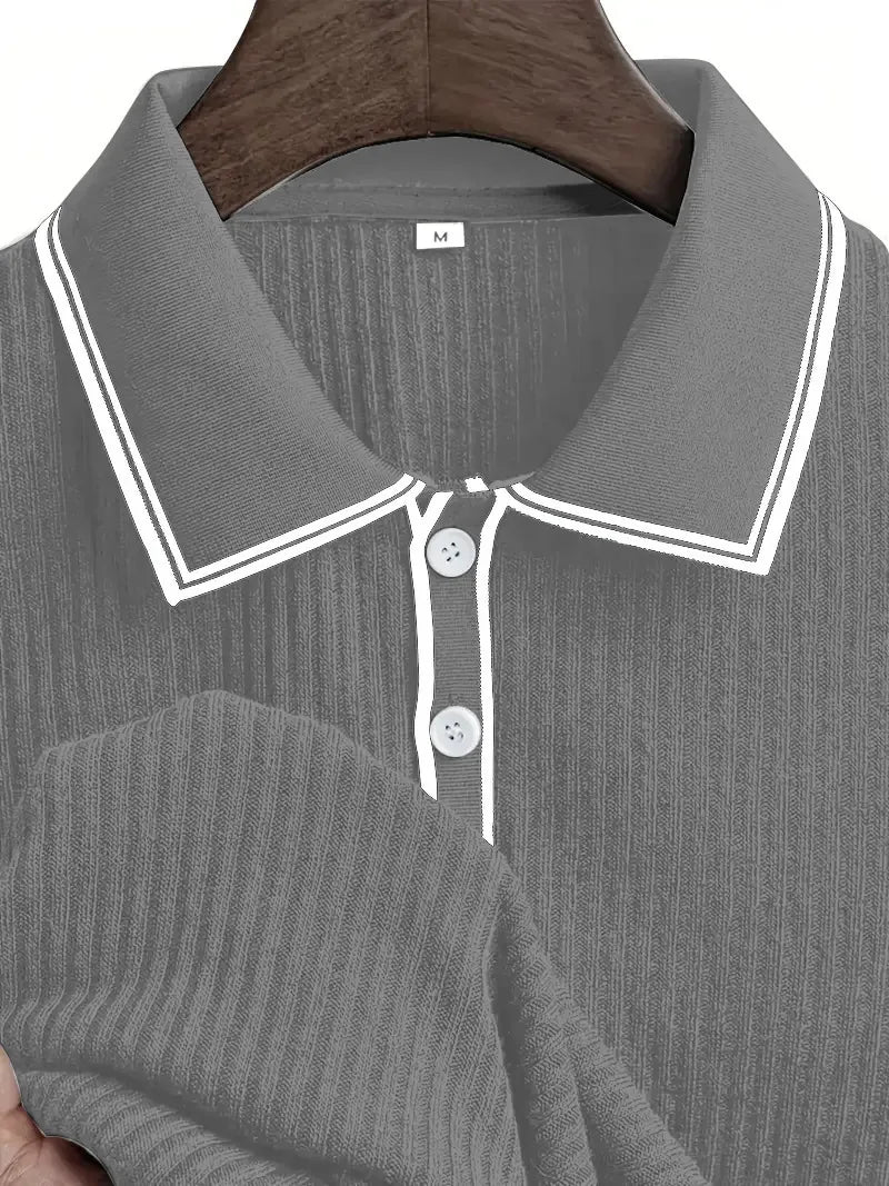 Classic Solid Polo Shirt