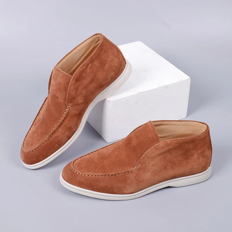 Almeida Couture High Suede Loafers