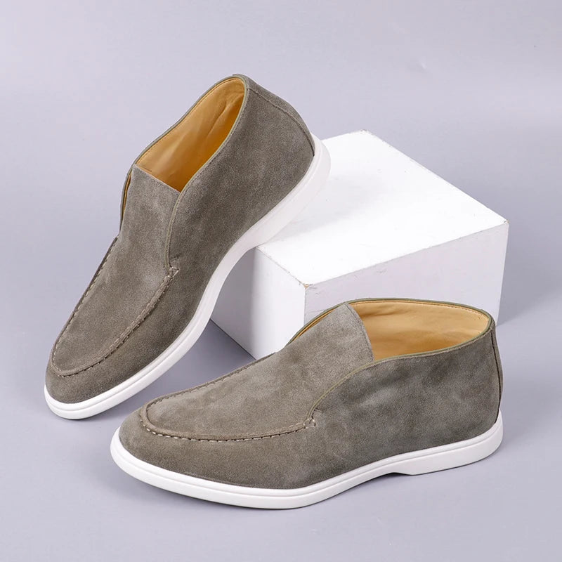 Almeida Couture High Suede Loafers