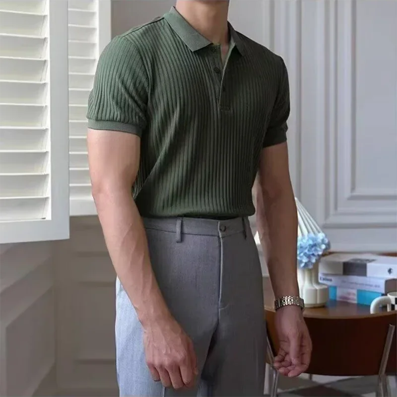 Slim Fit Striped Polo Shirt