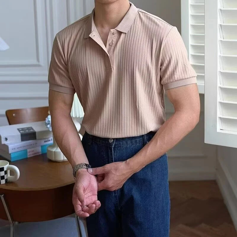 Slim Fit Striped Polo Shirt